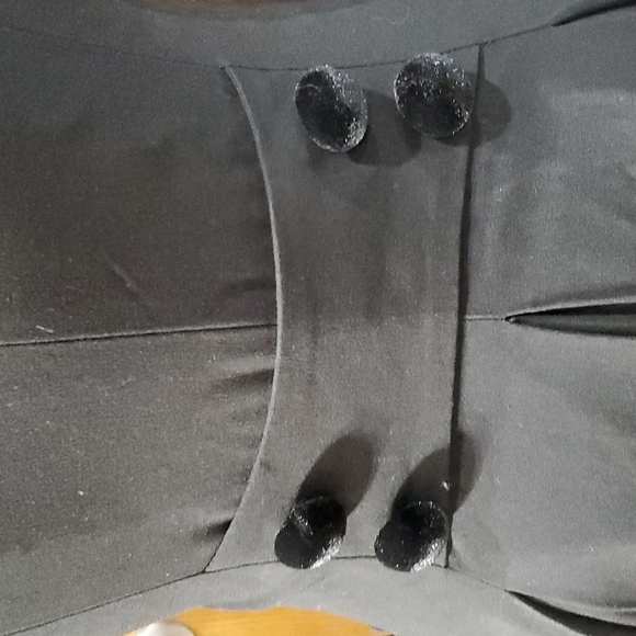 2OH Threads black velvet trimmed NWT long line blazer steampunk style ready - Picture 7 of 10